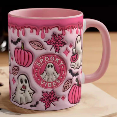 Hauntingly Cute Halloween Ceramic Mugs