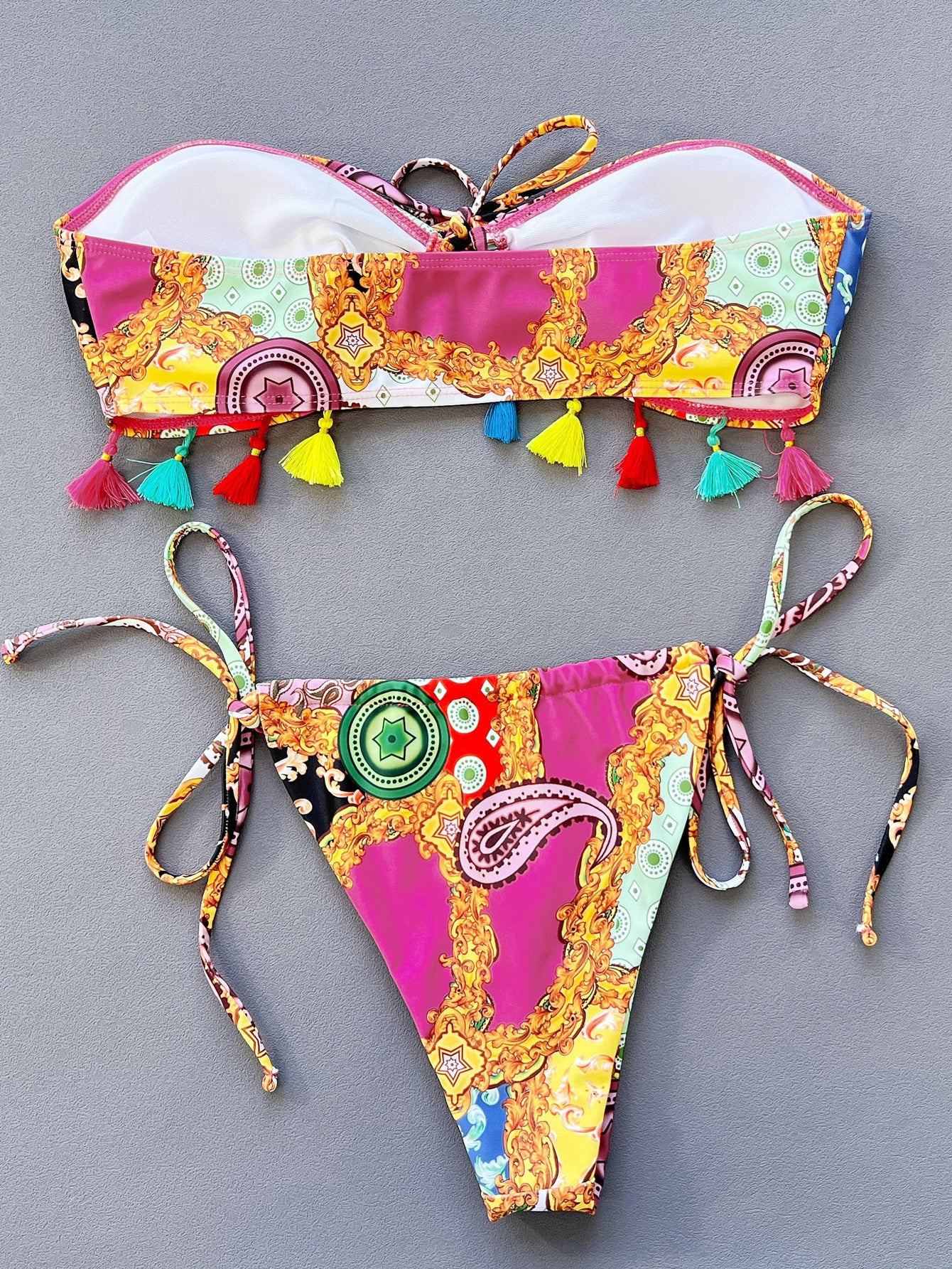 Women's Colorful Tropical Bikini