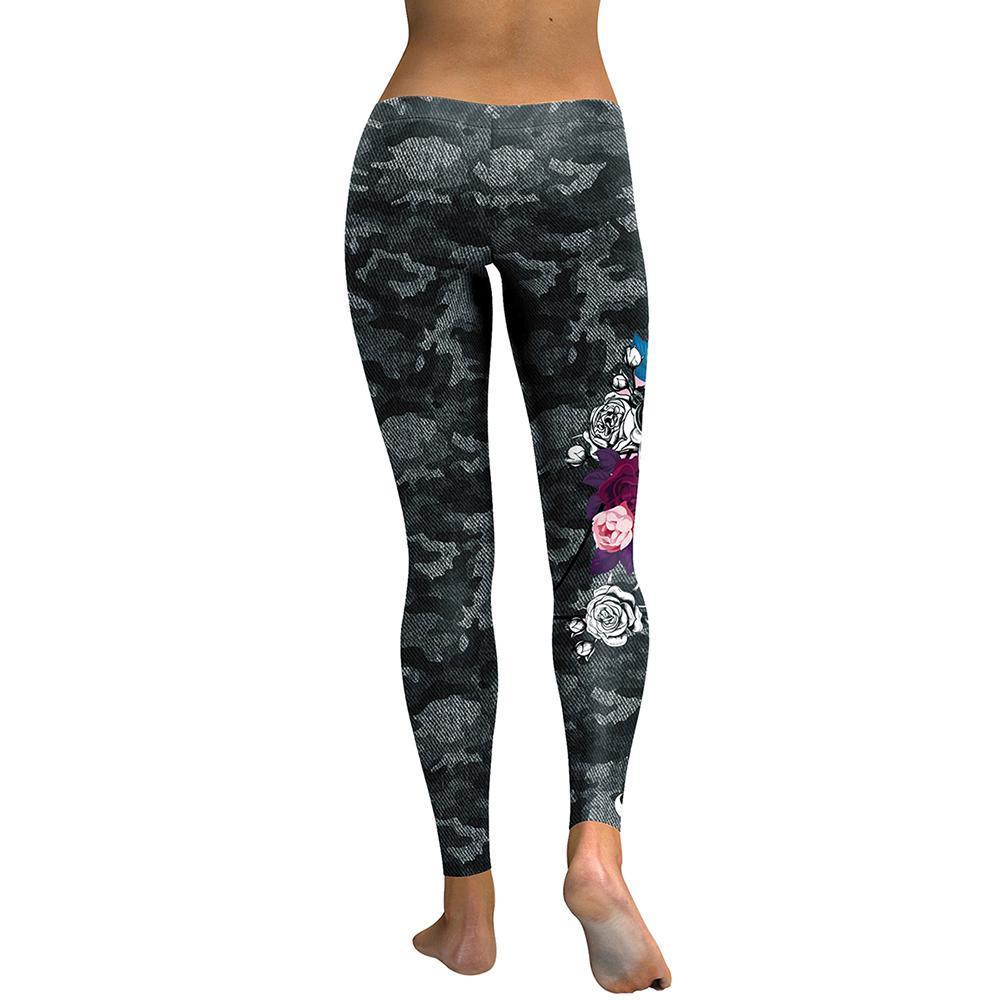 Goth Camo Skull Leggings