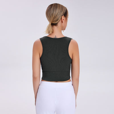 Deep Grey V-Neck Camisole