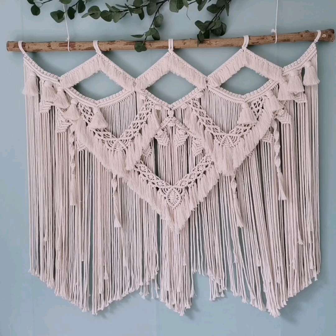 Hand-woven Bohemian Tapestry Nordic Decoration Wall Tassel Large Tapestry