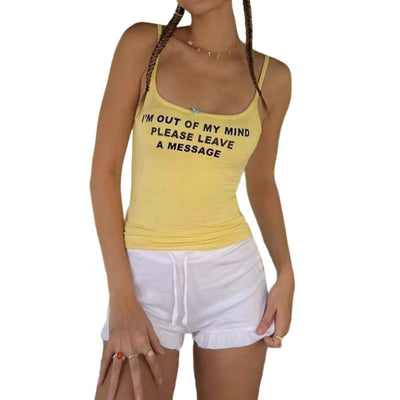 Please Leave A Message Yellow Tank