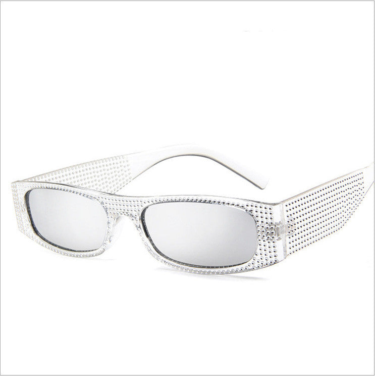 Studded Multi-Color Slim Sunglasses