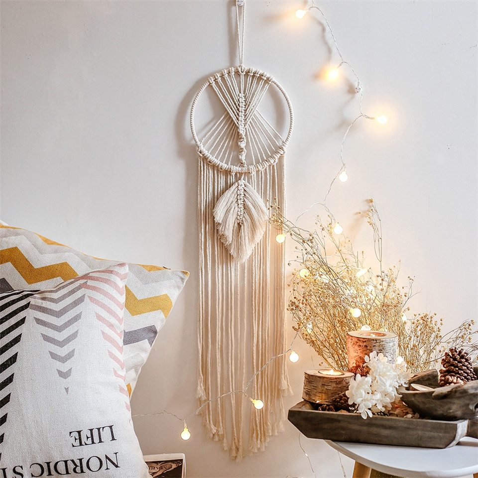 Hand-Woven Cotton Wall Hanging