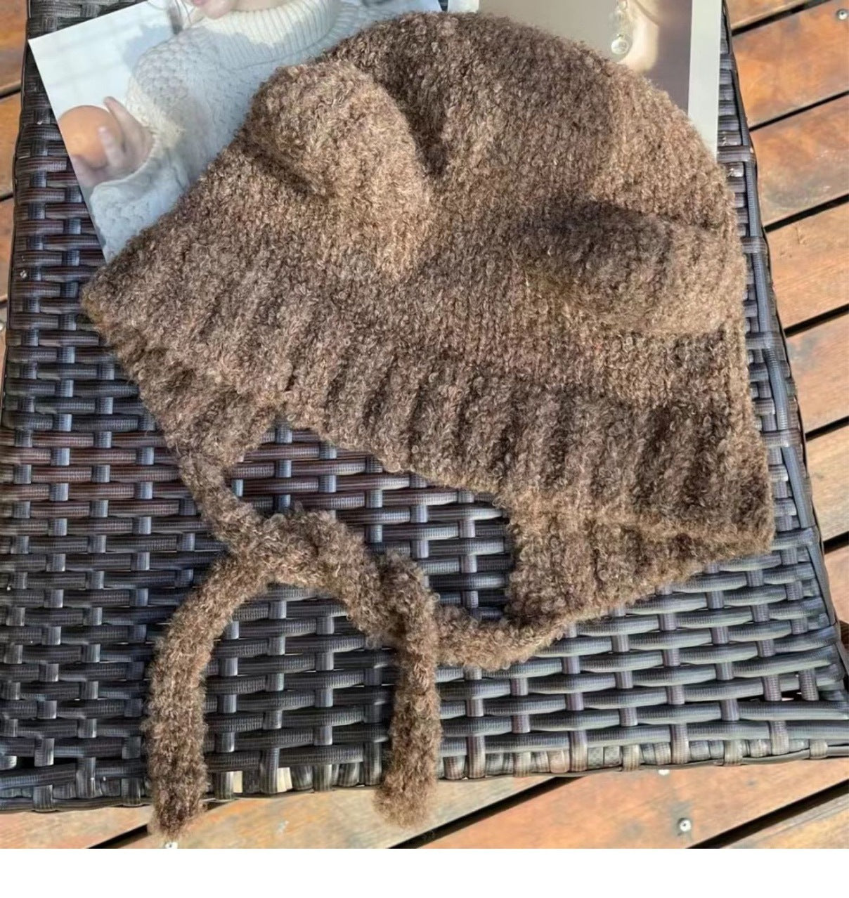 Warm Bear Knitted Hat