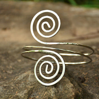 Metal Swirly Adjustable Arm Band
