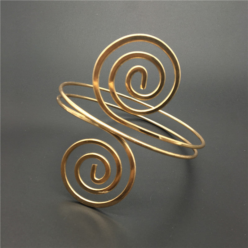 Metal Swirly Adjustable Arm Band