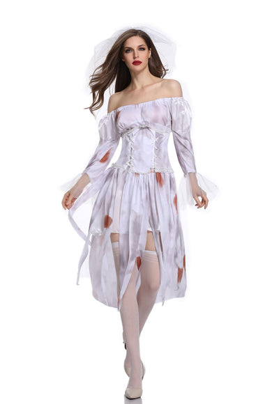 Spooky Ghost Princess Womens Halloween Costume