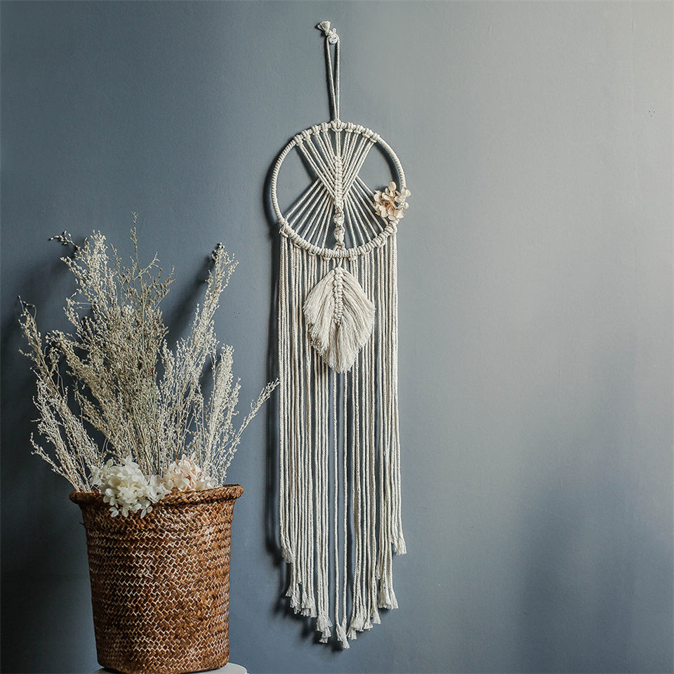 Hand-Woven Cotton Wall Hanging