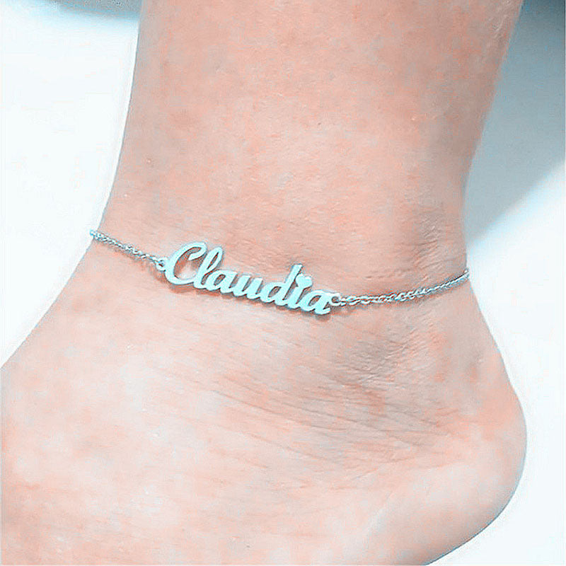 DIY Gold Chain Anklet