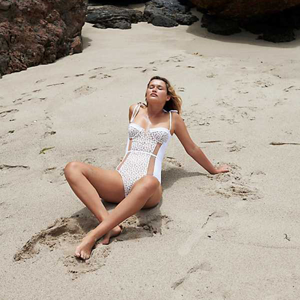 Lush Daisy Girl Open Back One-Piece