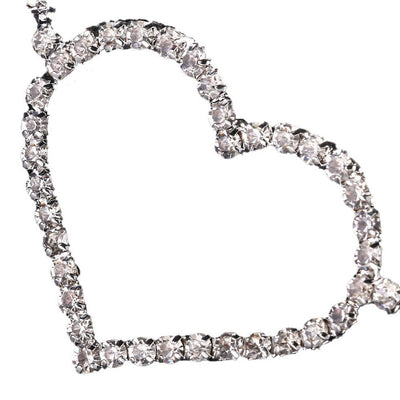 Heart-shaped Rhinestone Waist Chain