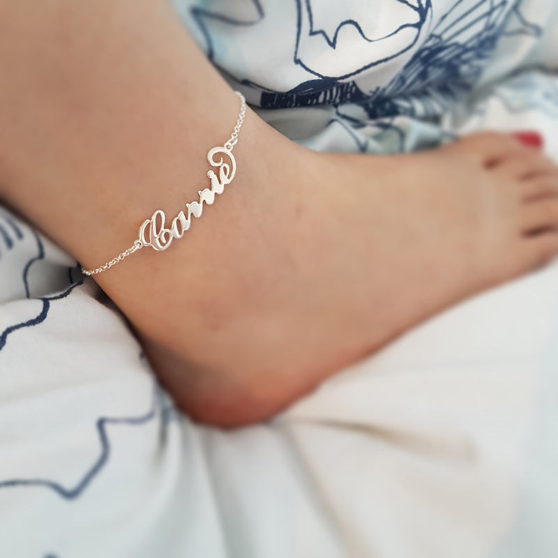 DIY Gold Chain Anklet