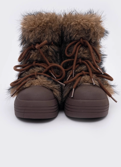 Furry Bear Snow Boots
