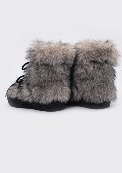 Furry Bear Snow Boots
