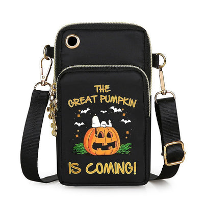 The Great Pumpkin Pattern Mini Crossbody Purse