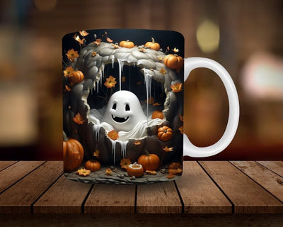 Hauntingly Cute Halloween Ceramic Mugs