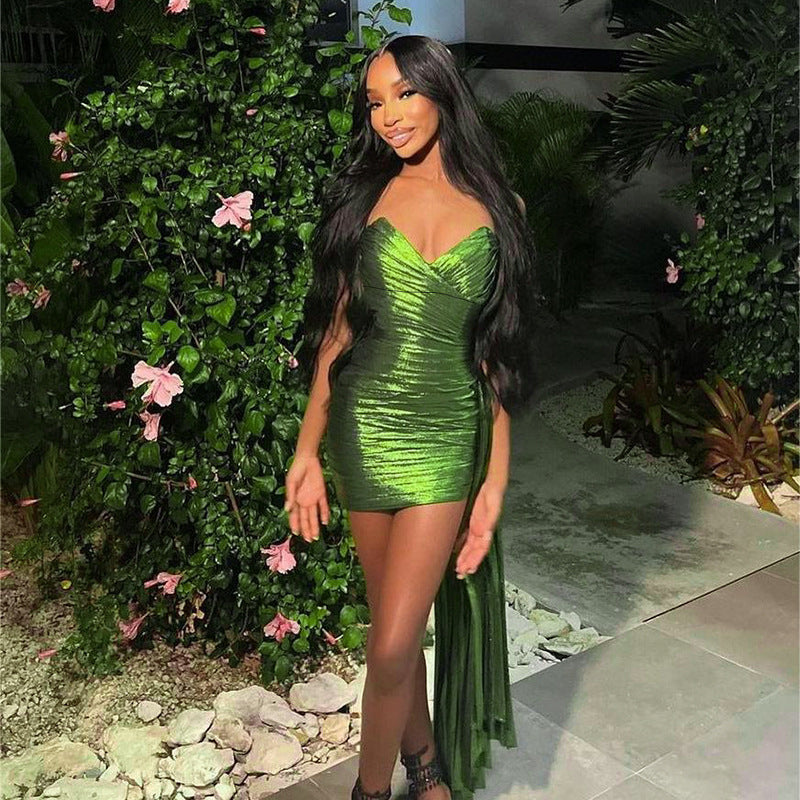 Sheath Glam Slim-fit Strapless Dress