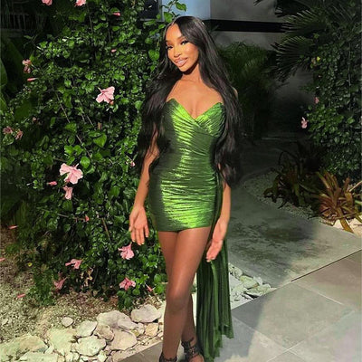 Sheath Glam Slim-fit Strapless Dress