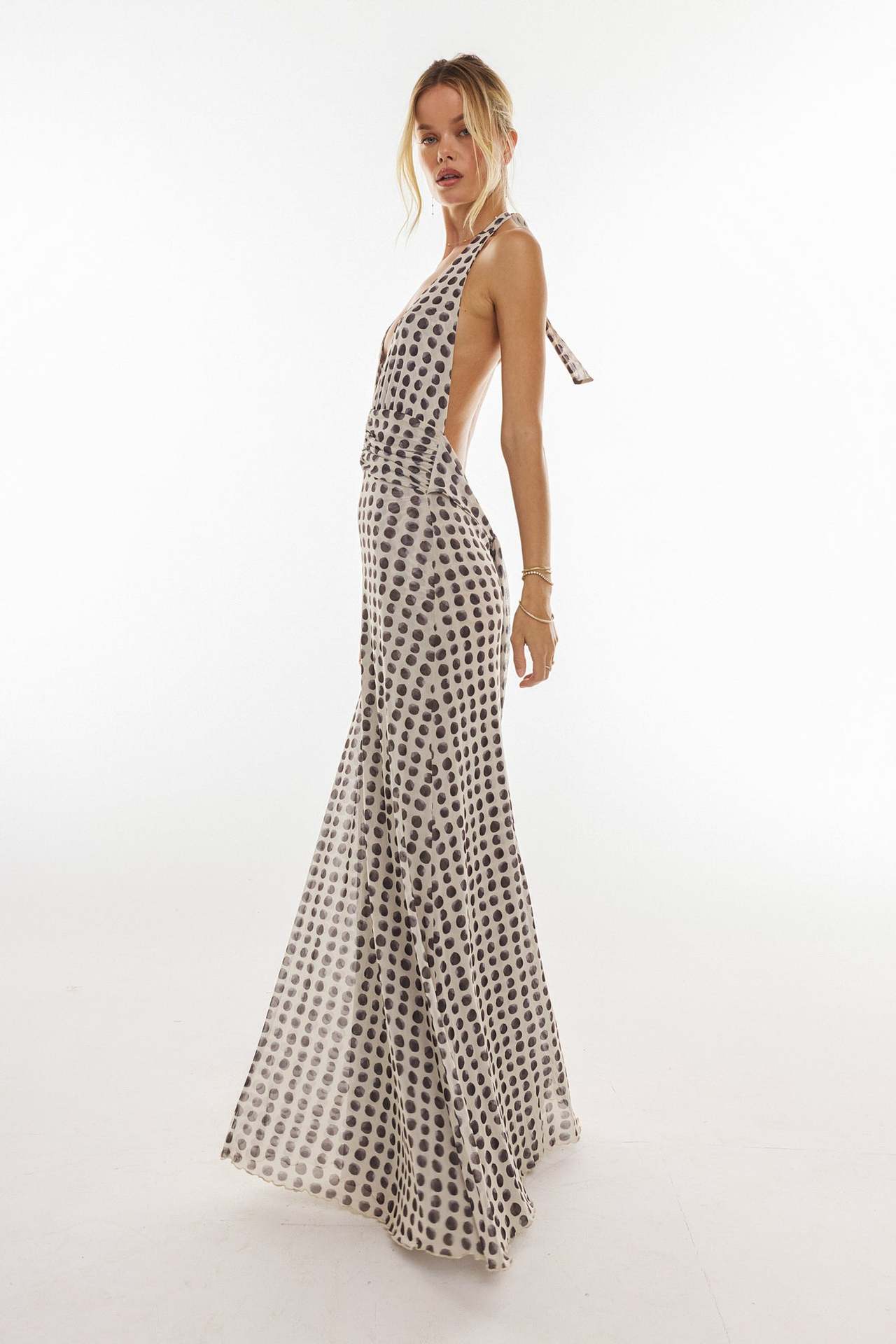 Women's Backless Slim Fit Halter Dress