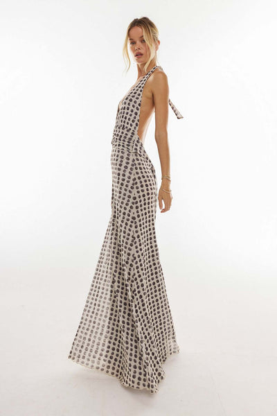 Women's Backless Slim Fit Halter Dress